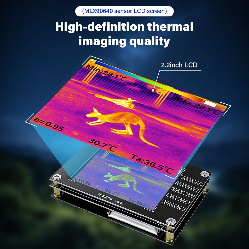3.2 inch Digital Infrared Ther - огляд і ціна Nf 521 Thermal Imaging Camera