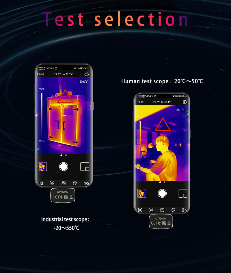 UNI-T UTi260M Mobile Thermal C - огляд і ціна Thermal Imaging Camera 256X192