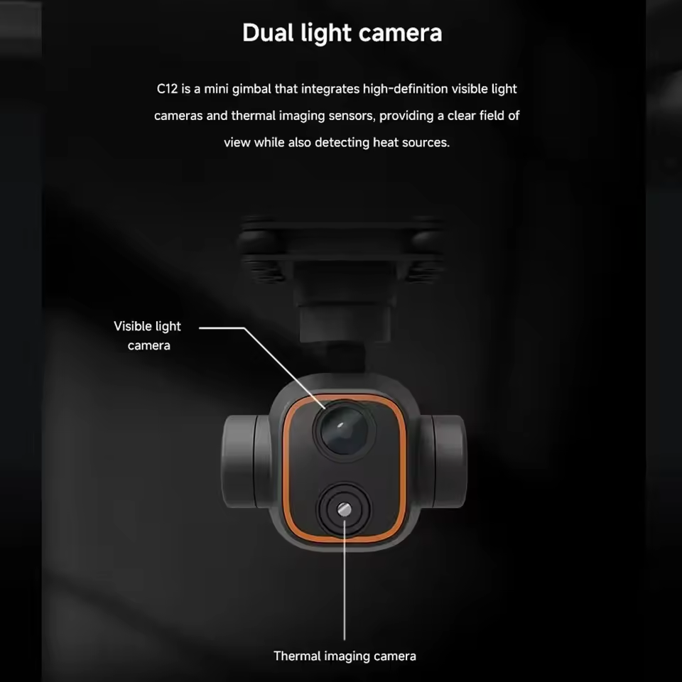 APStoreSkydroid C12 2k HD Ther - огляд і ціна Thermal Imager Drone Gimbal