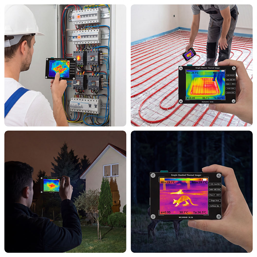 32*24 Thermal Imager -40℃ to 3 - огляд і ціна Nf 521 Thermal Imaging Camera