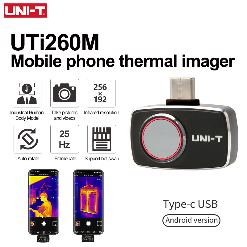UNI-T Thermal Imager For Smart - огляд і ціна Thermal Imaging Camera 256X192